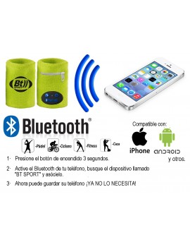 Muñequera Deportiva Bluetooth BTsport